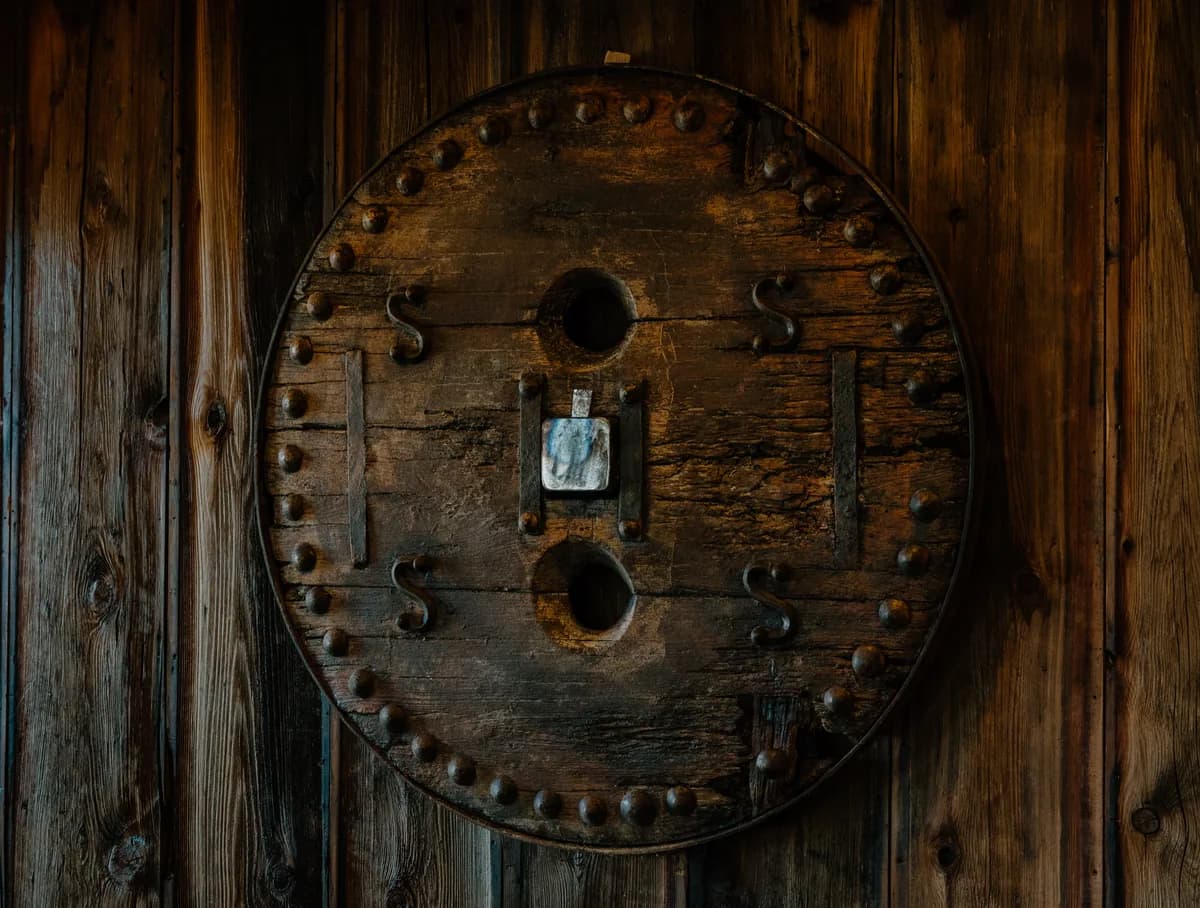 Rustic heritage hardware detail at SPUR